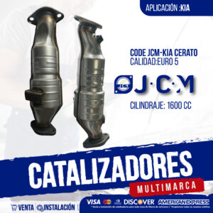 Catalizador JCM KIA Cerato Euro 5 para 1600 cc