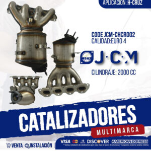 Catalizador JCM CHCR002 Euro 4 para Chevrolet Cruze 2000cc
