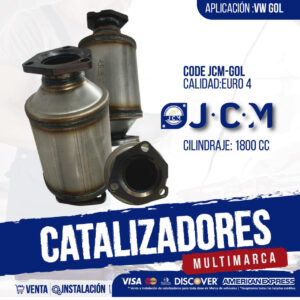 Catalizador JCM GOL Euro 4 para VW Gol 1800cc